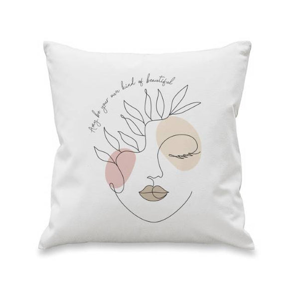 Personalised Grace Fine Line Filled Cushion