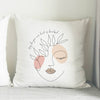 Personalised Grace Fine Line Filled Cushion