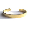 Unisex Solid Stainless Steel Gold Bangle