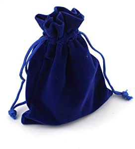 blue velvet pouch