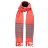 Coral Sparkle Scarf