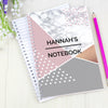 Personalised Stylish Geometric Notebook