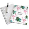 Personalised Flamingo A5 Lined Notebook