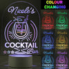 Personalised Cocktail LED Colour Changing Light