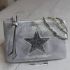 Pretty Silver Star Purse and Bracelet Gift Set